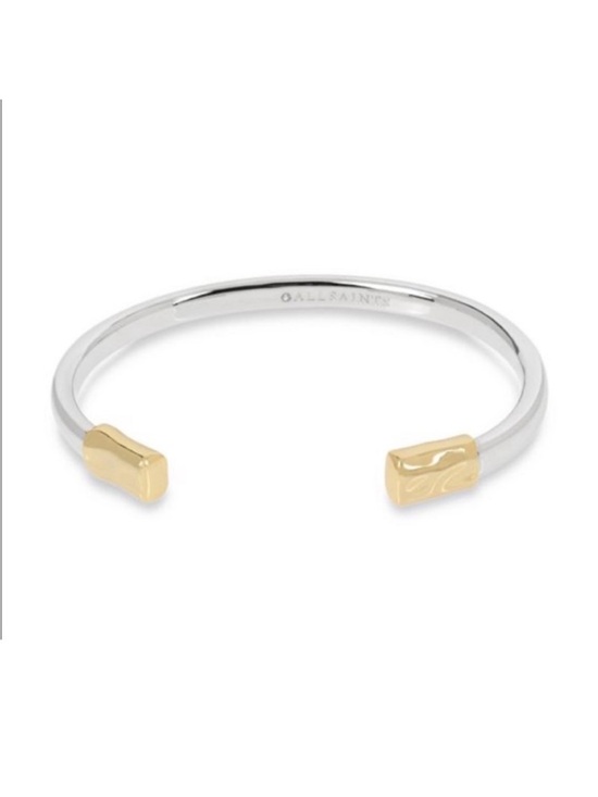 All Saints Jewelry - AllSaints Two Tone Skinny Cuff Bracelet